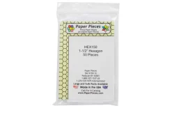 Paper Pieces Hexagons Paper Pieces 1-inch 100 count