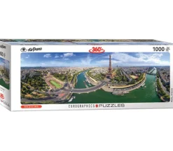 Paris France Panoramic Puzzle – 1000 Piece