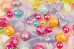 Pastel Acrylic Bow Bead Mix, 35g