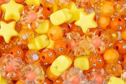 Pastel Acrylic Bow Bead Mix, 35g