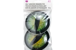 Paste-On Wiggle Eyes – 12mm – 75pc. – Black