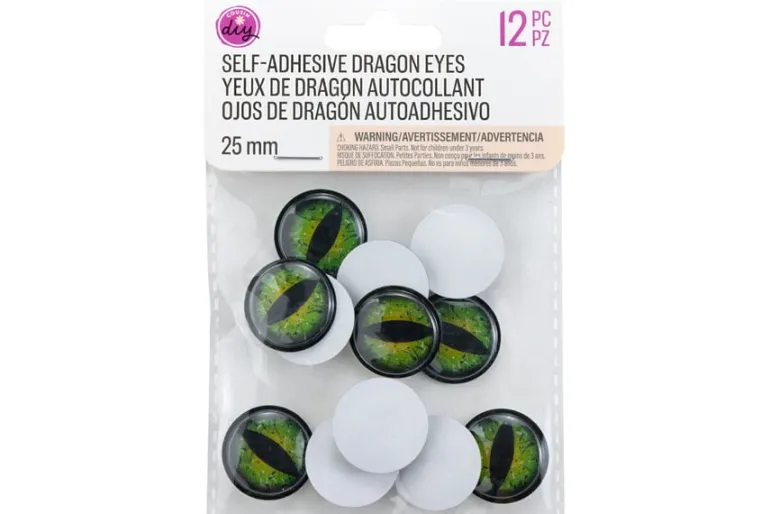 Paste-On Wiggle Eyes – 10mm – 100pc. – Black