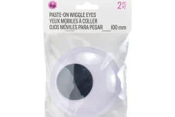 Paste-On Wiggle Eyes – 10mm – 50pc. – Neon
