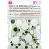 Paste-On Wiggle Eyes Variety Pack – 200pc. – Black
