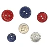 Patriotic Picnic Novelty Buttons