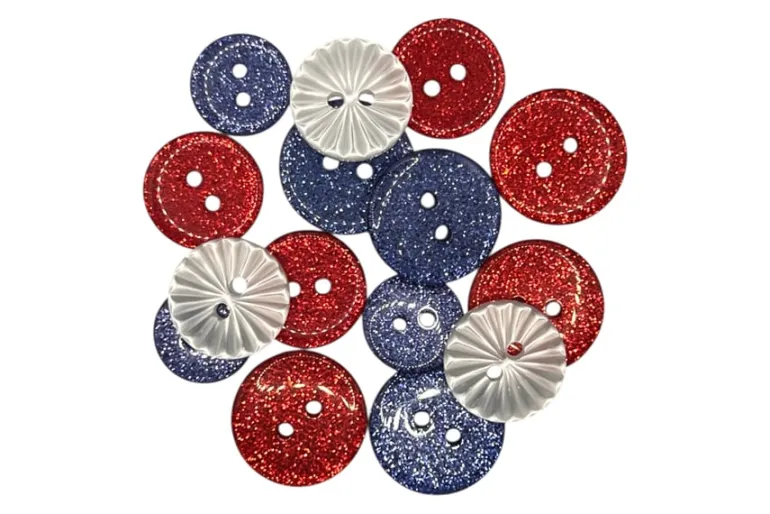 Patriotic Picnic Novelty Buttons