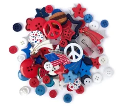 Patriotic Theme Buttons Value Pack #VP306
