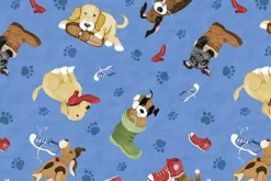 Paws at Play Doghouse Toss on Cream