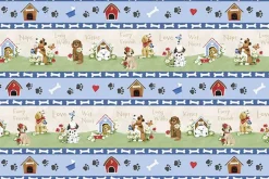 Paws at Play Doghouse Toss on Cream