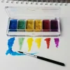 6pc. Glitter Watercolor Travel Set with Brush