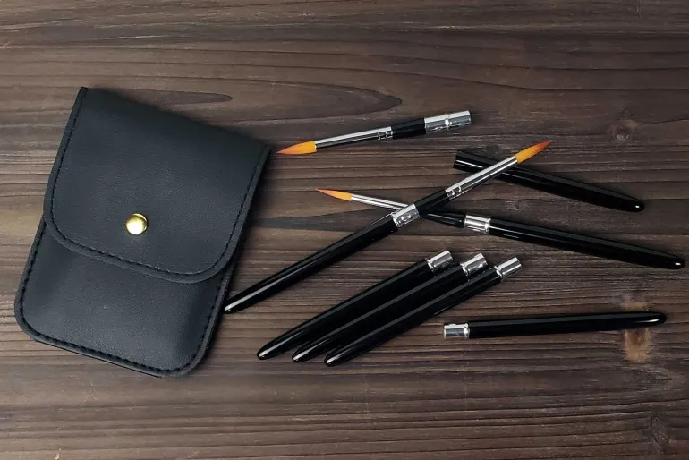 7pc. Travel Brush Set with Case