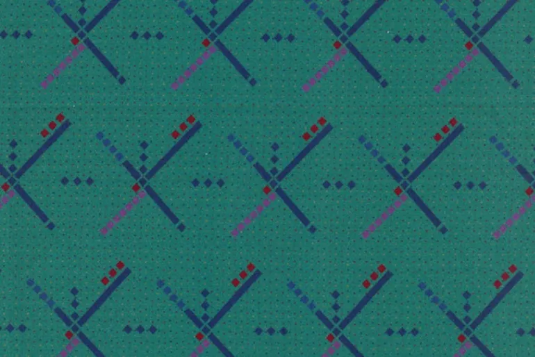 PDX Portland Airport Carpet Novelty Quilt Cotton