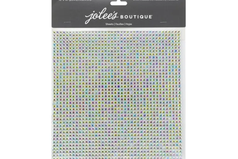 Pearl Sticker Sheet – 10″X10″ – 6mm – Ivory