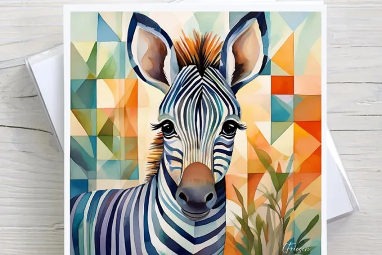 Peek-a-Boo Zoo Baby Kangaroo Note Card