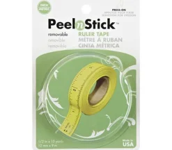 Peel N Stick Ruler Tape 1/2-inch x 10-yards. #3352