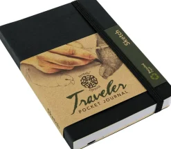 Pentalic Traveler’s Black Paper Sketch Book (view sizes)