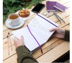 Pentalic Traveler’s Ruled Sketch Book – 4-inch x 6-inch (view colors)