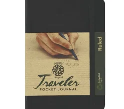 Pentalic Traveler’s Ruled Sketch Book – 4-inch x 6-inch (view colors)