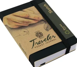 Pentalic Traveler’s Sketch Book – 3-inch x 4-inch (view colors)