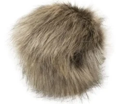 Pepperell Faux Fur Pom with Loop – Shepard