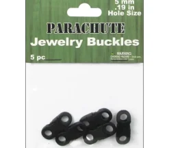 Pepperell Parachute Cord Bracelet Buckle – 5/8-inch – 5 Piece