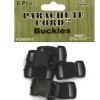 Pepperell Parachute Cord Jewelry Buckles – 5 Piece