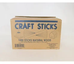 Pepperell Wood Craft Sticks – 1000 Piece