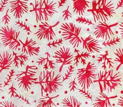 Peppermint Batiks Twigs in White and Red