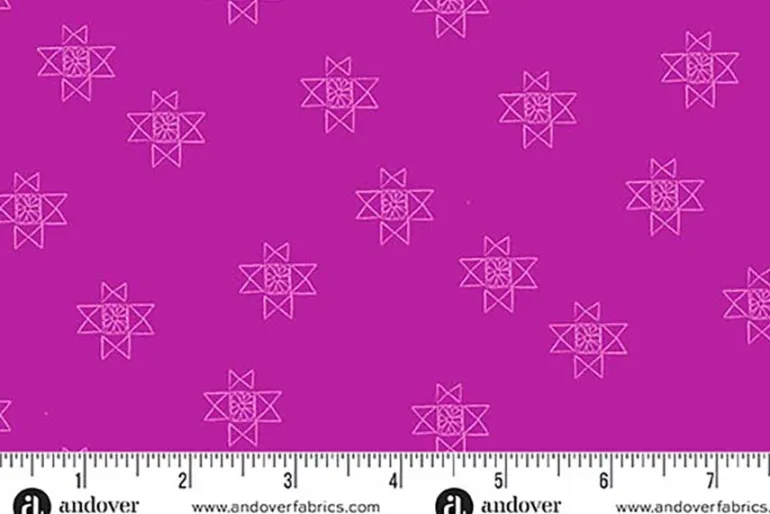 Petal and Stitches Echinacea Florals on Navy