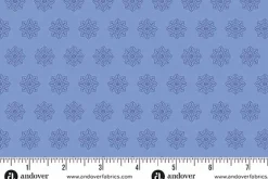 Petal and Stitches Echinacea Florals on Navy