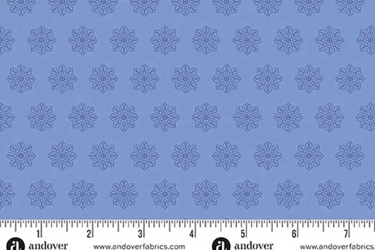Petal and Stitches Echinacea Florals on Navy