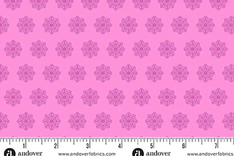 Petal and Stitches Echinacea Florals on Navy