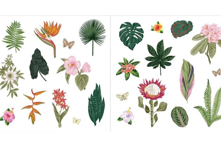 Peter Pauper Sticker Book – Bunches of Botanicals! (over 500 stickers!)