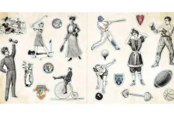 Peter Pauper Sticker Book – Loads of Ephemera! (over 580 stickers!)