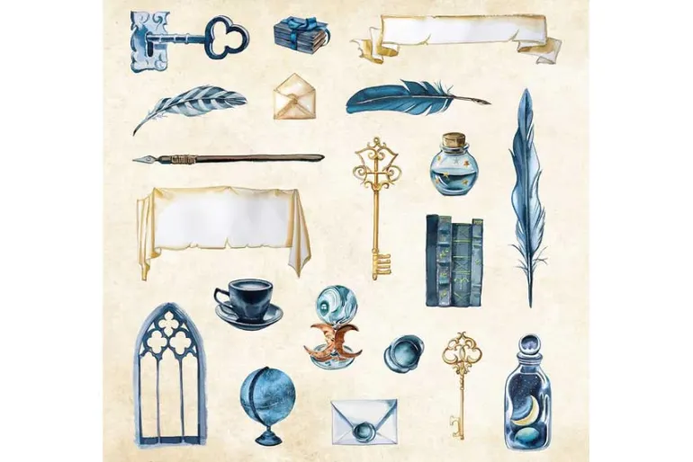 Peter Pauper Sticker Book – Mystical Ephemera! (over 900 stickers!)