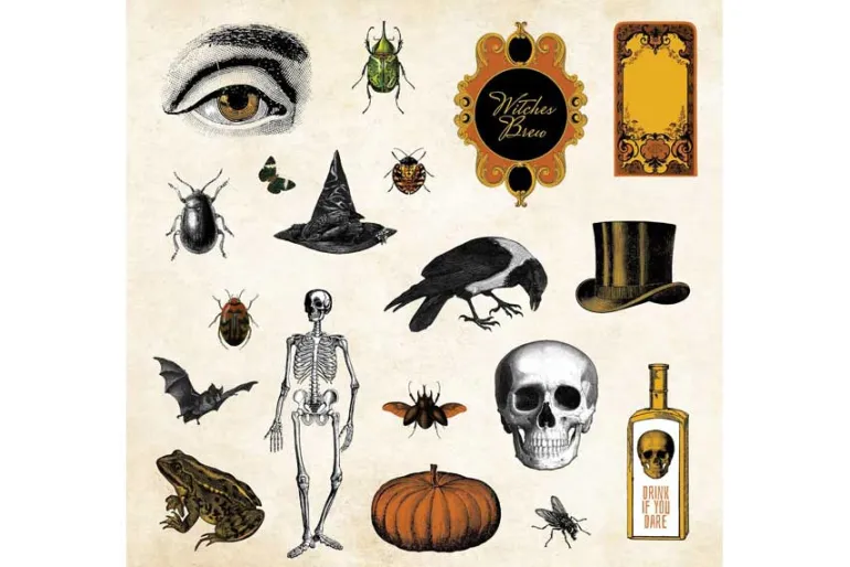 Peter Pauper Sticker Book – Mystical Ephemera! (over 900 stickers!)