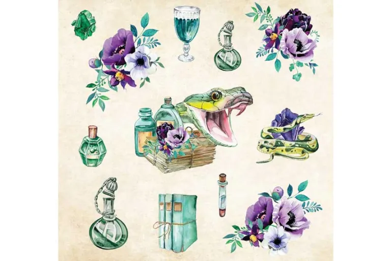 Peter Pauper Sticker Book – Mystical Ephemera! (over 900 stickers!)