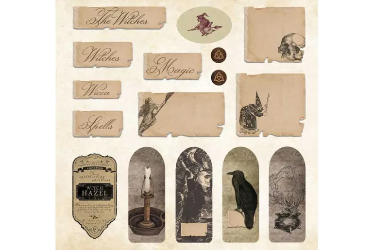 Peter Pauper Sticker Book – Mystical Ephemera! (over 900 stickers!)