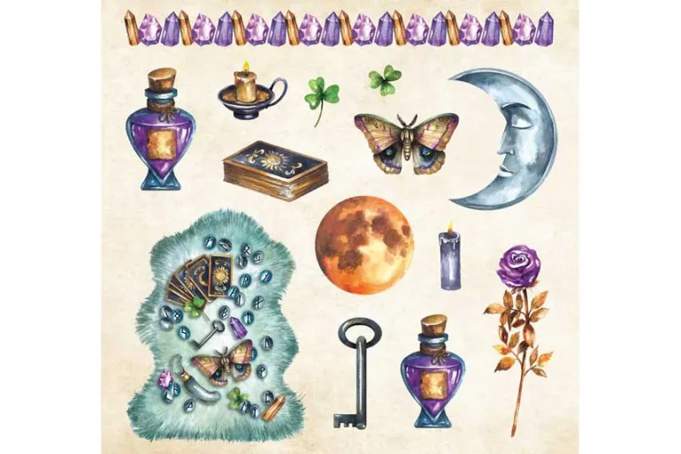 Peter Pauper Sticker Book – Mystical Ephemera! (over 900 stickers!)