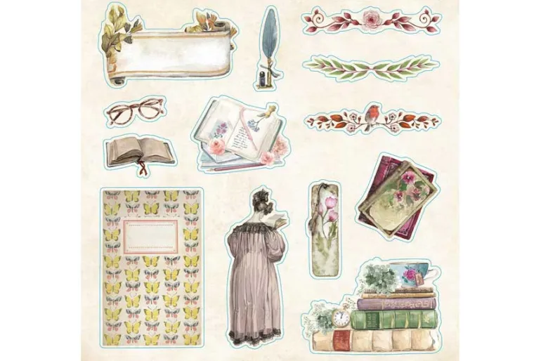 Peter Pauper Sticker Book – Zoological Ephemera (over 680 stickers!)