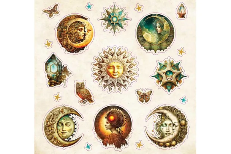 Peter Pauper Sticker Book – Zoological Ephemera (over 680 stickers!)