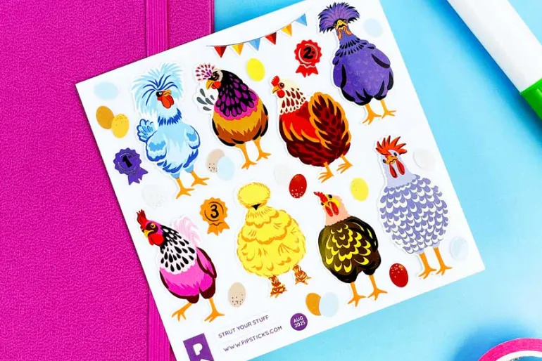 Pet Portraits Stickers