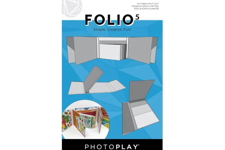 Photo Play Folio2 Album Kit – 6×8 – Black