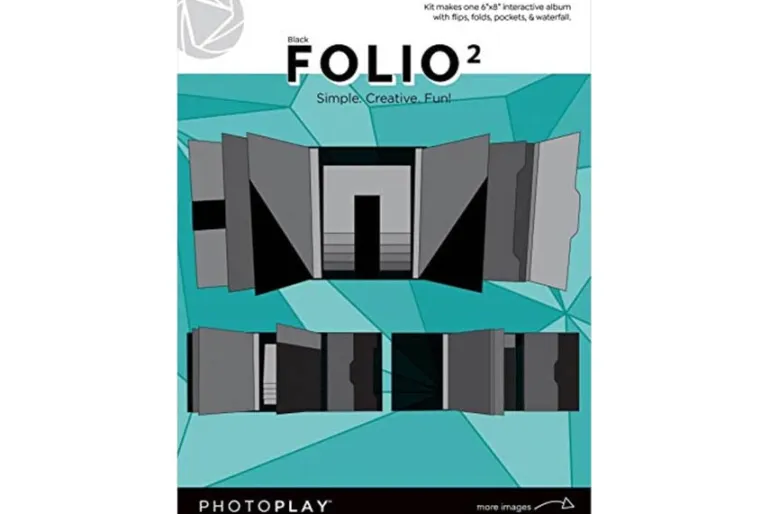Photo Play Folio2 Album Kit – 6×8 – Black