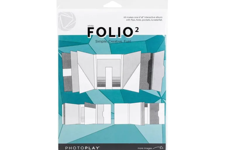 Photo Play Folio5 Album Kit – 5.5×7 – White