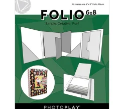 Photo Play Folio 6×8 – White