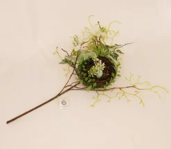 Pick – Birds Nest with Folilage – 17-inch