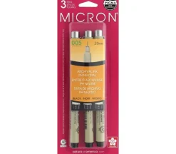 Pigma Micron Black Pen Set – 005 – 3 Piece