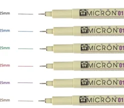 Pigma Micron Color Pen Set – 01 – 6 Piece