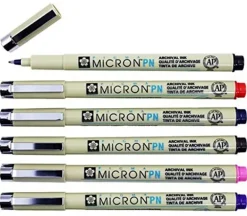 Pigma Micron Pen Assorted Plastic Nib Set – 6 Piece